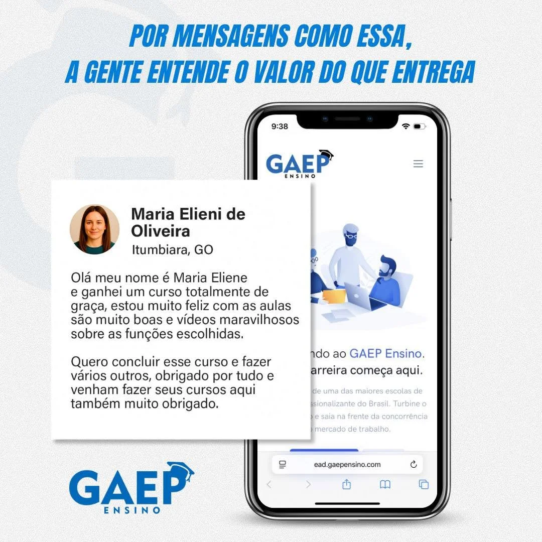 Post Social Media — GAEP Ensino